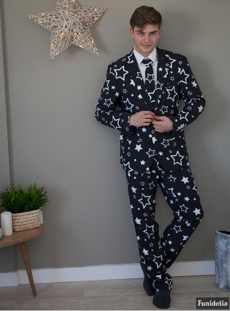 Traje Negro con Estrellas “Starring“ - Opposuits