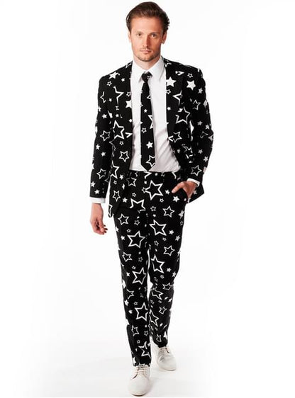 Traje Negro con Estrellas “Starring“ - Opposuits
