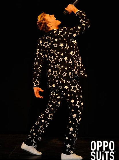 Traje Negro con Estrellas “Starring“ - Opposuits