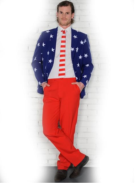 Traje de la Bandera de USA “Stars and Stripes“ - Opposuits - Opposuits | Funidelia