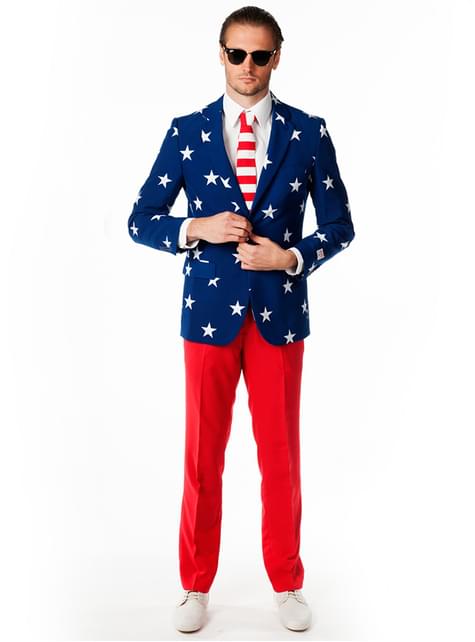 Traje de la Bandera de USA “Stars and Stripes“ - Opposuits - Opposuits | Funidelia
