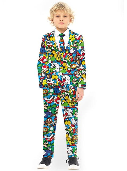 Traje de Super Mario Bros para niño - Opposuits - Opposuits | Funidelia
