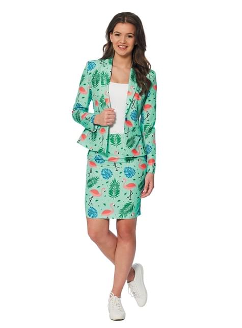 Traje Tropical Flamencos para mujer - Suitmeister - Opposuits | Funidelia
