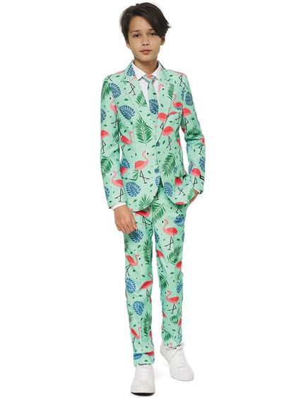 Traje Tropical Flamencos para niño - Suitmeister - Opposuits | Funidelia