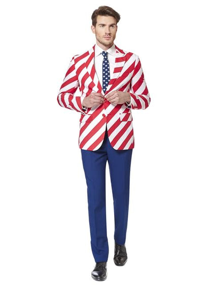 Traje de la Bandera de USA “United Stripes“ - Opposuits - Opposuits | Funidelia