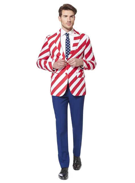 Traje de la Bandera de USA “United Stripes“ - Opposuits - Opposuits | Funidelia