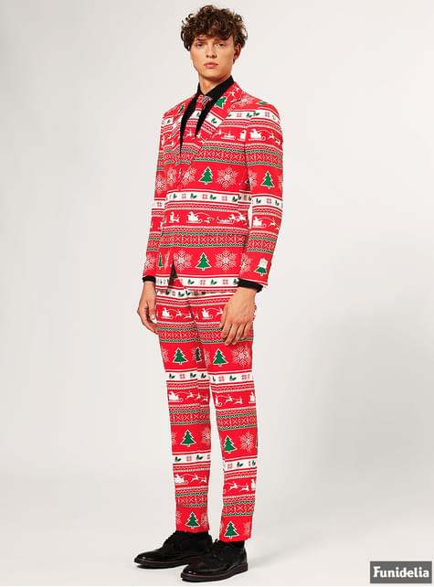 Traje Navideño Rojo “Wonderland“ - Opposuits - Opposuits | Funidelia