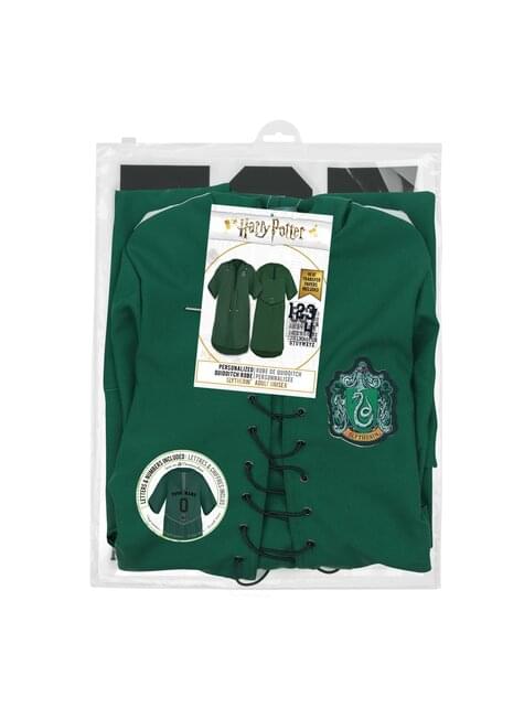 Túnica de Quidditch Slytherin infantil (Réplica oficial Collectors) - Harry Potter - Cinereplicas | Funidelia