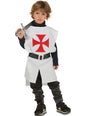 Túnica templaria blanca para niño
