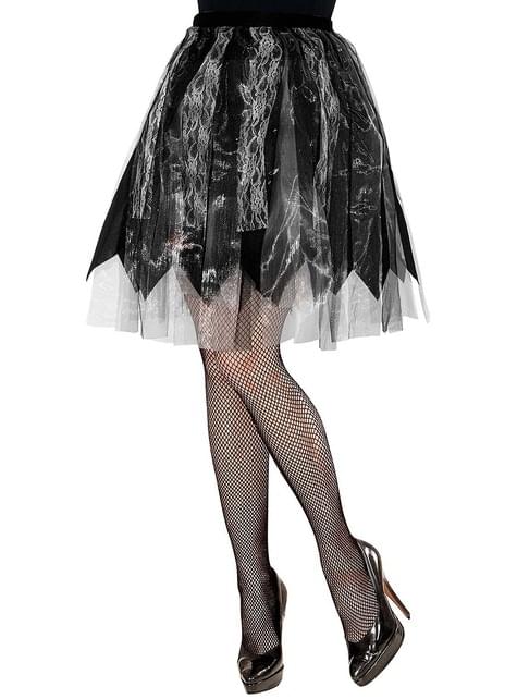Tutú negro Halloween para mujer - Widmann | Funidelia