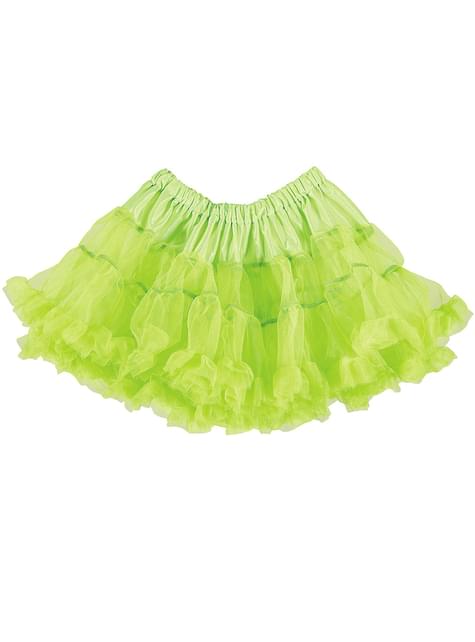 Tutú verde neón mujer - Widmann | Funidelia