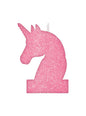 Vela brillante de cuerno de unicornio (8x13cm) - Pretty Unicorn - AMSCAN | Funidelia