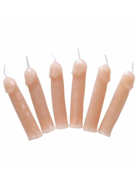 Velas con forma de pene