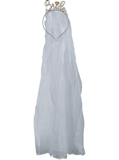 Velo con diadema Bride - Guirca | Funidelia