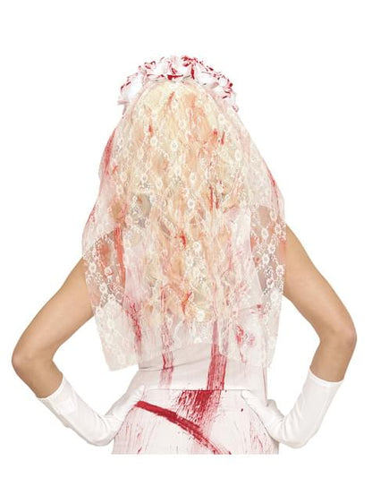 Velo de novia zombie para mujer
