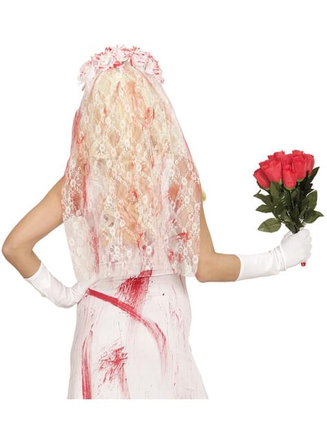 Velo de novia zombie para mujer