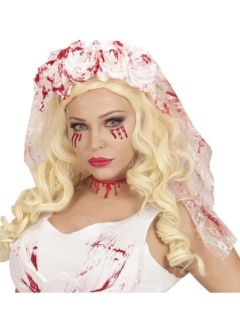 Velo de novia zombie para mujer