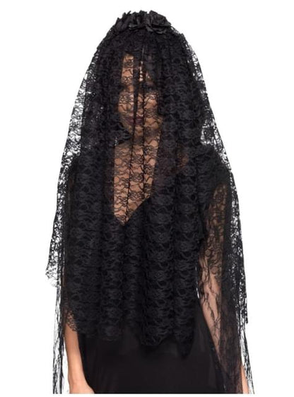 Velo de novia negro para mujer - Smiffys | Funidelia