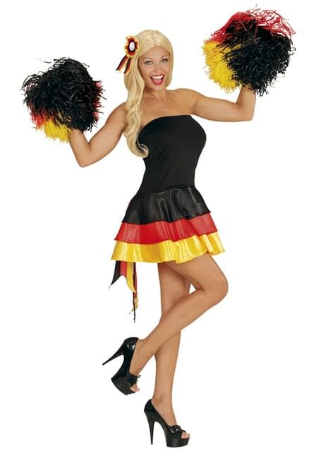 Vestido animadora de Alemania para mujer - Widmann | Funidelia