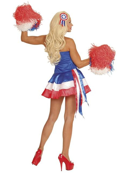 Vestido animadora de Francia para mujer