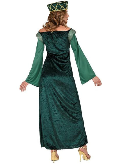 Vestido princesa medieval verde - Widmann | Funidelia