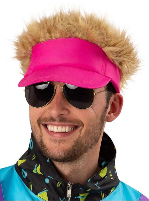 Visera con pelo años 80 - Smiffys | Funidelia