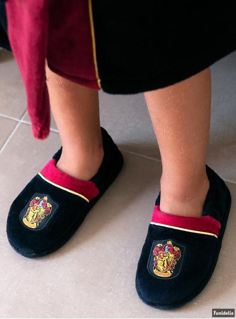 Zapatillas de estar por casa Gryffindor para niños - Harry Potter - Funiglobal | Funidelia