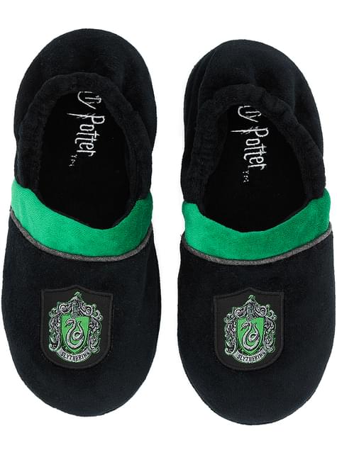 Zapatillas de estar por casa Slytherin para niños - Harry Potter - Funiglobal | Funidelia