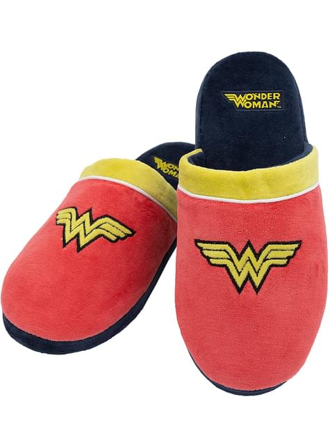 Zapatillas de estar por casa Wonder Woman para adulto - Funiglobal | Funidelia
