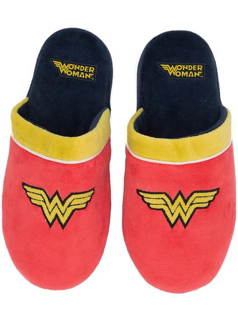 Zapatillas de estar por casa Wonder Woman para adulto - Funiglobal | Funidelia